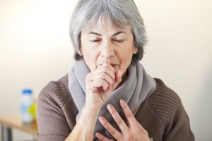 ELDERLY PERSON COUGHING