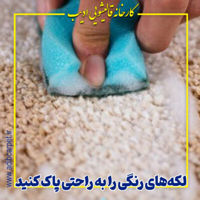 لکه های رنگی را در سه مرحله پاک کنید!| راهنمای جامع شستشوی فرش و قالیشویی