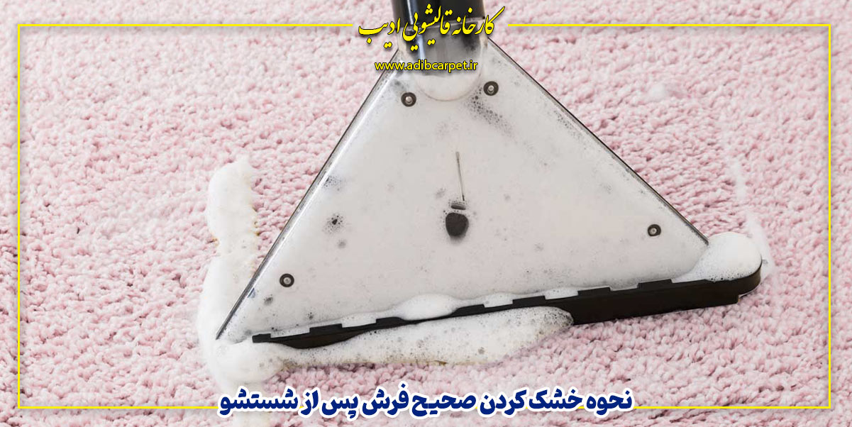 نگهداری فرش بعد از شستشو